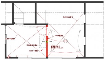 ２階改修後図面